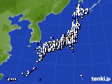 2025年03月15日のアメダス(風向・風速)