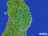 岩手県のアメダス実況(気温)(2025年03月19日)