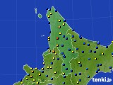 道北のアメダス実況(積雪深)(2025年03月21日)