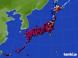 アメダス実況(日照時間)(2025年03月22日)