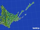 道東のアメダス実況(気温)(2025年03月22日)