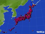 アメダス実況(日照時間)(2025年03月23日)