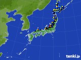 アメダス実況(積雪深)(2025年03月24日)