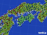 四国地方のアメダス実況(日照時間)(2025年03月24日)