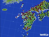 九州地方のアメダス実況(日照時間)(2025年03月24日)