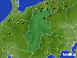 長野県のアメダス実況(積雪深)(2025年03月25日)