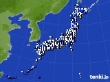 2025年03月29日のアメダス(風向・風速)
