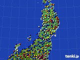東北地方のアメダス実況(日照時間)(2025年03月30日)