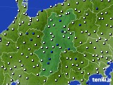 長野県のアメダス実況(風向・風速)(2025年03月31日)
