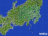 2025年04月01日の関東・甲信地方のアメダス(風向・風速)