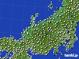 北陸地方のアメダス実況(風向・風速)(2025年04月01日)