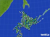 北海道地方のアメダス実況(気温)(2025年04月02日)