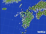 2025年04月02日の九州地方のアメダス(風向・風速)