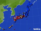 2025年04月03日のアメダス(日照時間)