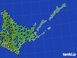 道東のアメダス実況(気温)(2025年04月03日)