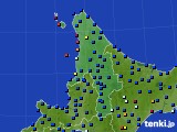 2025年04月04日の道北のアメダス(日照時間)
