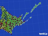 2025年04月05日の道東のアメダス(日照時間)