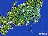 2025年04月05日の関東・甲信地方のアメダス(風向・風速)
