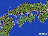 四国地方のアメダス実況(日照時間)(2025年04月06日)