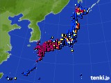2025年04月06日のアメダス(日照時間)