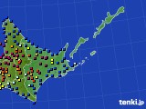 2025年04月06日の道東のアメダス(日照時間)