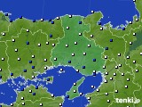 兵庫県のアメダス実況(風向・風速)(2025年04月06日)