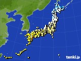 2025年04月08日のアメダス(気温)