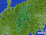 長野県のアメダス実況(風向・風速)(2025年04月08日)