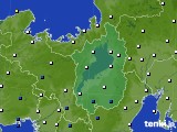 滋賀県のアメダス実況(風向・風速)(2025年04月08日)
