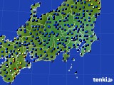 関東・甲信地方のアメダス実況(日照時間)(2025年04月10日)