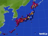 2025年04月11日のアメダス(日照時間)