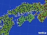 四国地方のアメダス実況(日照時間)(2025年04月12日)