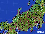 北陸地方のアメダス実況(日照時間)(2025年04月14日)
