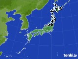 アメダス実況(降水量)(2025年04月16日)