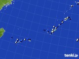 沖縄地方のアメダス実況(風向・風速)(2025年04月16日)