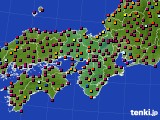 近畿地方のアメダス実況(日照時間)(2025年04月17日)