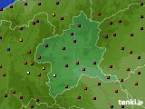 群馬県のアメダス実況(日照時間)(2025年04月17日)