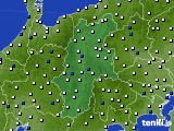 長野県のアメダス実況(風向・風速)(2025年04月21日)