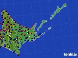 2025年04月23日の道東のアメダス(日照時間)