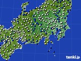2025年04月27日の関東・甲信地方のアメダス(風向・風速)