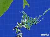 北海道地方のアメダス実況(気温)(2025年04月29日)