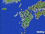 2025年04月29日の九州地方のアメダス(風向・風速)
