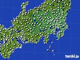 2025年04月30日の関東・甲信地方のアメダス(風向・風速)