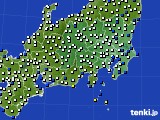 2025年05月02日の関東・甲信地方のアメダス(風向・風速)