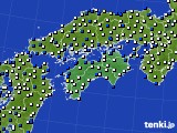 四国地方のアメダス実況(風向・風速)(2025年05月02日)