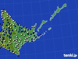 道東のアメダス実況(風向・風速)(2025年05月02日)