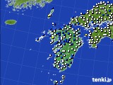 2025年05月03日の九州地方のアメダス(風向・風速)