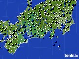 2025年05月04日の東海地方のアメダス(風向・風速)