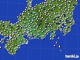 2025年05月05日の東海地方のアメダス(風向・風速)