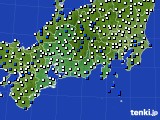 2025年05月10日の東海地方のアメダス(風向・風速)